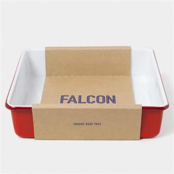 Falcon 獵鷹琺瑯 琺瑯2合1烤盤 紅白