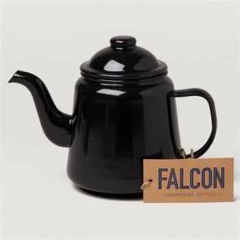 【Falcon】獵鷹琺瑯 琺瑯茶壺 墨碳黑