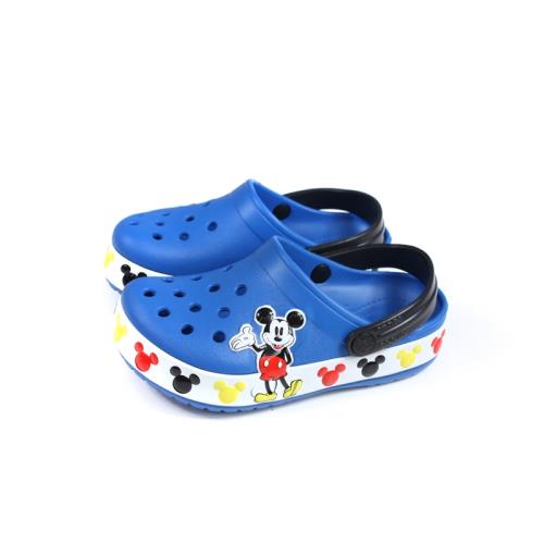 Crocs x Disney 米奇 涼鞋 前包後空 防水 藍色 小童 童鞋 206307-4JL no030