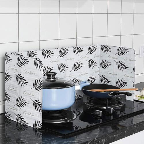 2入組-廚房抗油汙鋁箔檔板 防油隔熱檔板 廚房擋油板