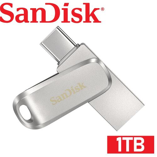 SanDisk 1TB隨身碟SDDDC4 Ultra USB Type C+A雙用隨身碟(USB3.1/高速讀