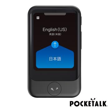日本 POCKETALK S 相機+語音 雙向翻譯機-黑
