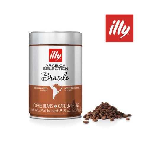 【義大利 illy】巴西 Brazil 單品咖啡豆 限量送防燙隔熱紙杯(5入)