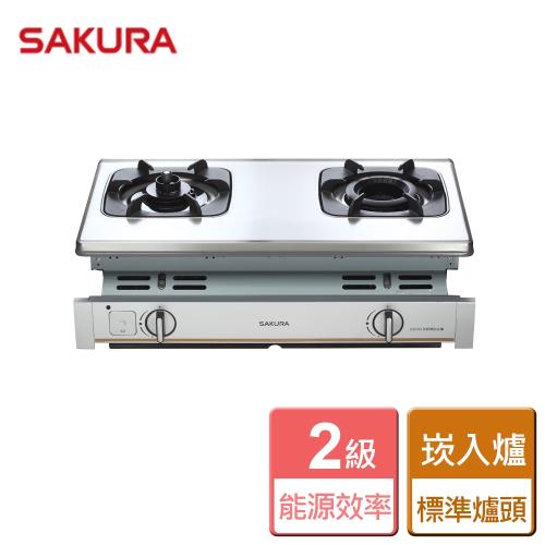 【SAKURA櫻花】內燄防乾燒嵌入爐 - 全省可加安裝 G-6703