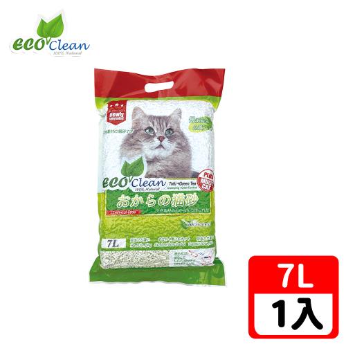 ECO艾可-豆腐貓砂7L-綠茶-單包入