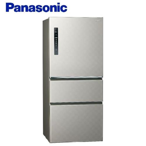 Panasonic國際牌 610L 一級能效 三門變頻電冰箱(絲紋灰) NR-C610HV-L -庫(Y)