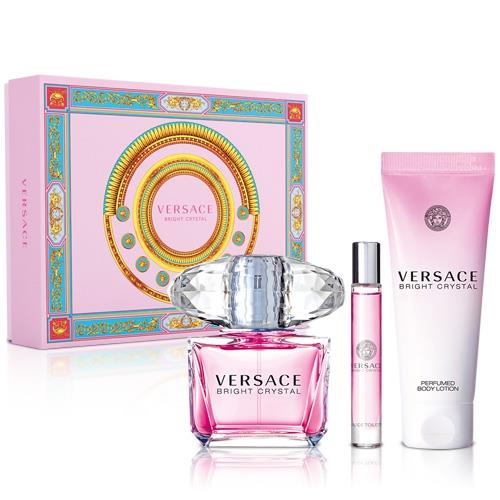 Versace 凡賽斯 香戀水晶女性淡香水粉嫩限量香氛禮盒