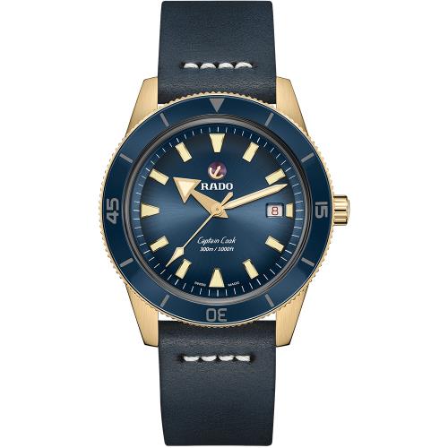 RADO 雷達 庫克船長青銅自動機械腕錶 R32504205