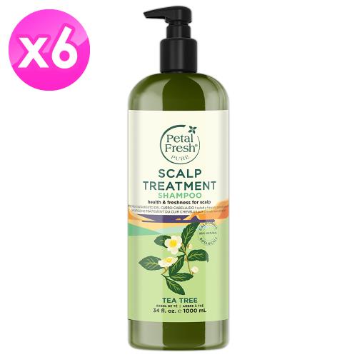Petal Fresh沛特斯 茶樹控油洗髮精1000ml/34oz x6瓶