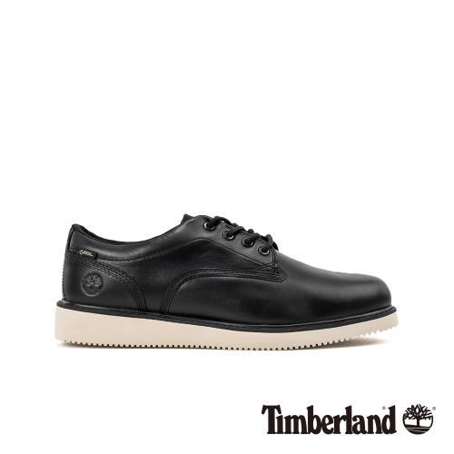 Timberland 男款黑色全粒面革防水休閒鞋A2742001