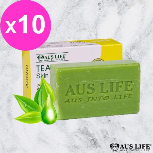 【AUS LIFE 澳思萊】澳洲原裝 BP級茶樹精油皂(10入)
