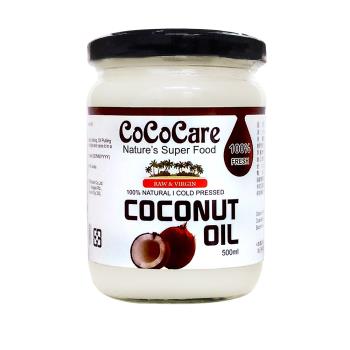 CoCoCare斯里蘭卡 100%冷壓初榨椰子油500ml