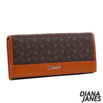 長夾Diana Janes 經典LOGO時尚多層女夾