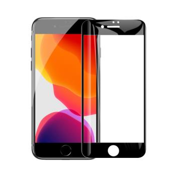 Dapad FOR iPhone SE II 極致防護3D鋼化玻璃保護貼-黑