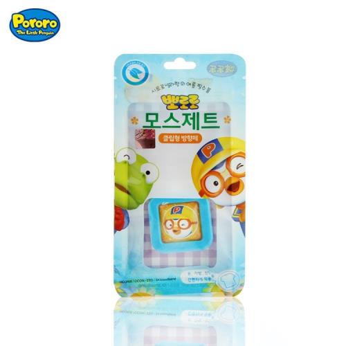 韓國pororo啵樂樂防蚊鈕扣寶寶成人通用兒童防蚊扣X2入組