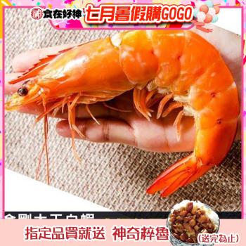 【食在好神】天霸王超級大白蝦16/20(600G) x4盒~市場上超稀有規格!!