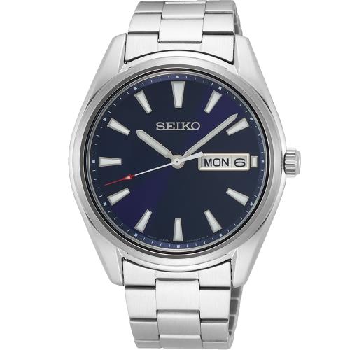 SEIKO 經典簡約紳士腕錶(6N53-00A0B) SUR341P1