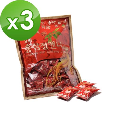 金蔘-韓國高麗紅蔘精糖(300g/包，共3包)