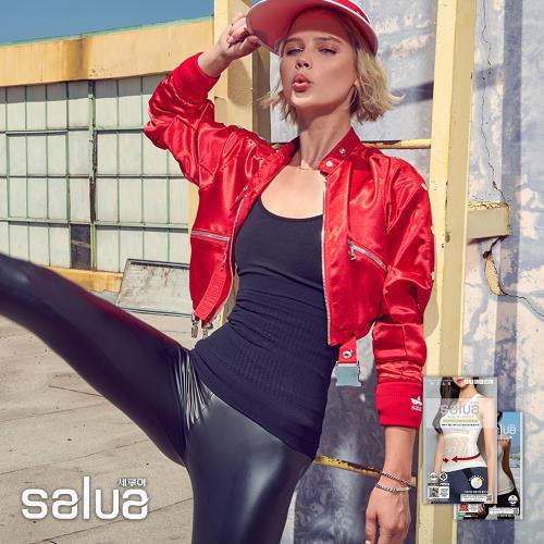 【salua 韓國進口】鍺元素護腰束腹帶/義大利塑身內衣 (超值2件組合)