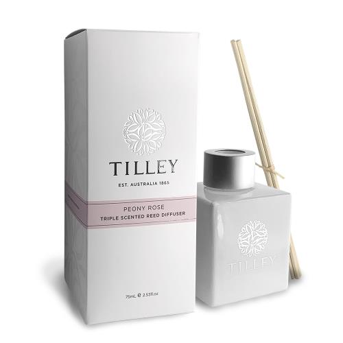 Tilley百年特莉 赤素馨(雞蛋花)香氛擴香水精巧禮盒 75ml