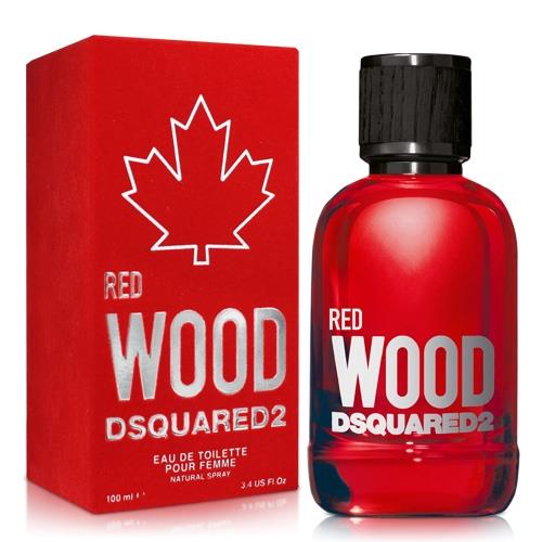 DSQUARED2 RED WOOD 心動紅女性淡香水(100ml)