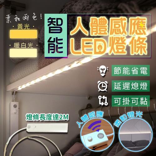  FJ 自動感應2米LED防水燈條2入組