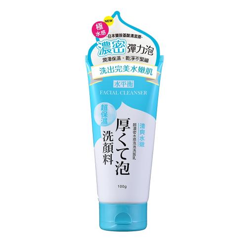 【水平衡】超濃密水感泡泡洗面乳《清爽水嫩》100g
