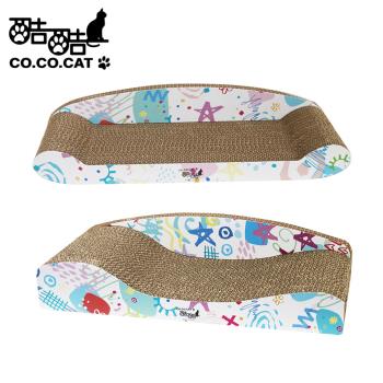 OA本舖 酷酷貓 Co.Co.Cat-沙發貓抓板-100%台灣製紙箱貓抓板