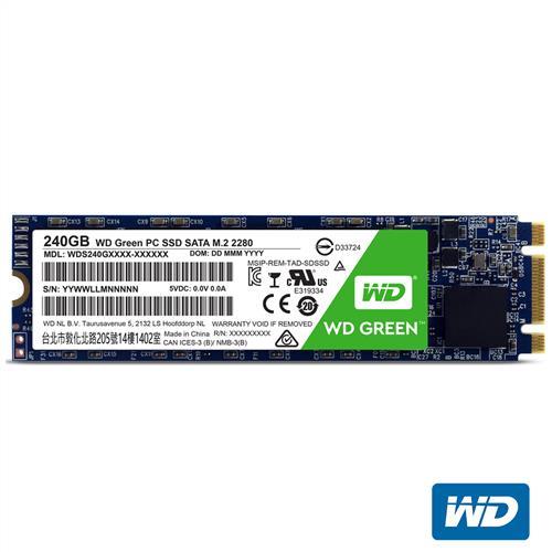  WD SSD 240GB M.2 2280 SATA 固態硬碟(綠標) 