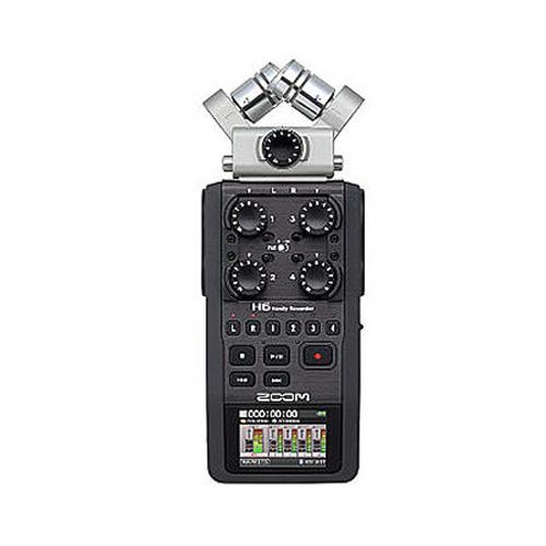 ZOOM H6 BLACK 手持數位錄音機 錄音筆 混音器 收音 立體聲 音樂 電影(公司貨)