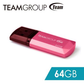 Team十銓科技 C153 璀璨星砂碟-蜜桃粉 64GB