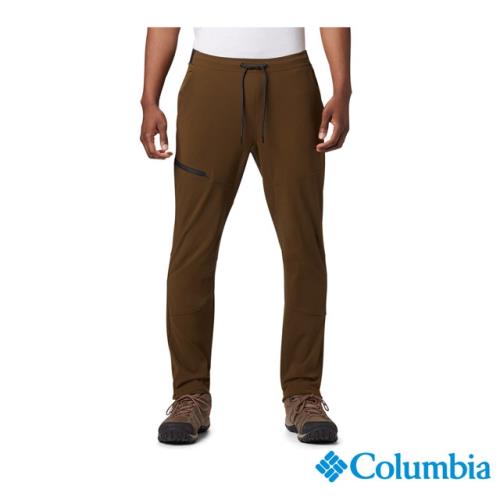 Columbia哥倫比亞 男款- 防潑長褲-軍綠 UAE02060AG