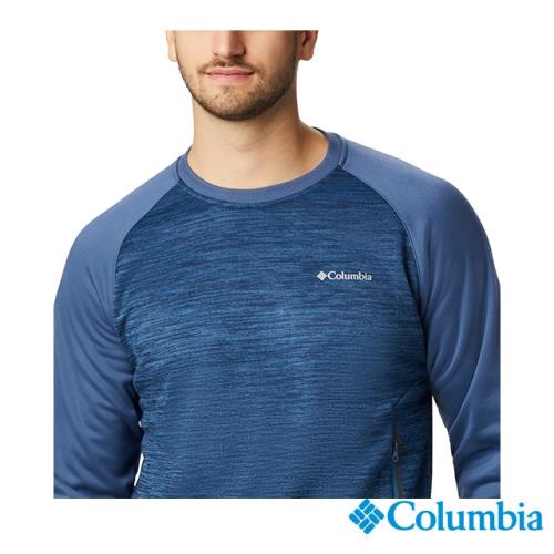 Columbia 哥倫比亞 男款 - Omni-WICK快排長袖上衣-墨藍 UEE02050IB