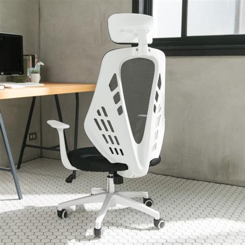 【IDEA】訂製款翼型護腰可調式頭枕工學電腦椅/辦公椅