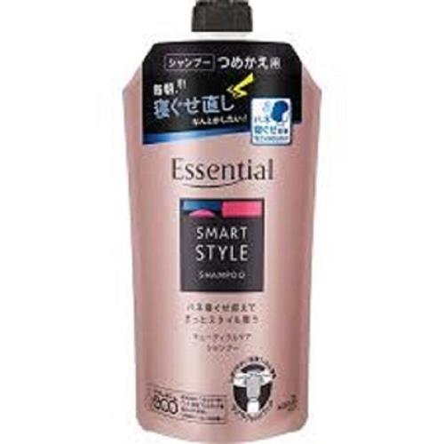 日本 花王kao Essential亮澤抗毛燥洗髮乳 補充包340ml