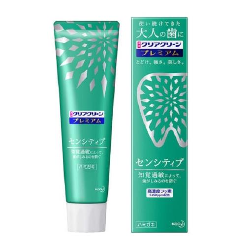 日本 花王kao Clear高級溫和牙膏160g