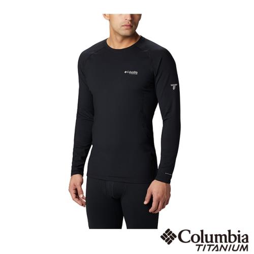Columbia 哥倫比亞 男款-鈦 Omni-HEAT 3D保暖快排內著上衣-黑色 UAO05050BK