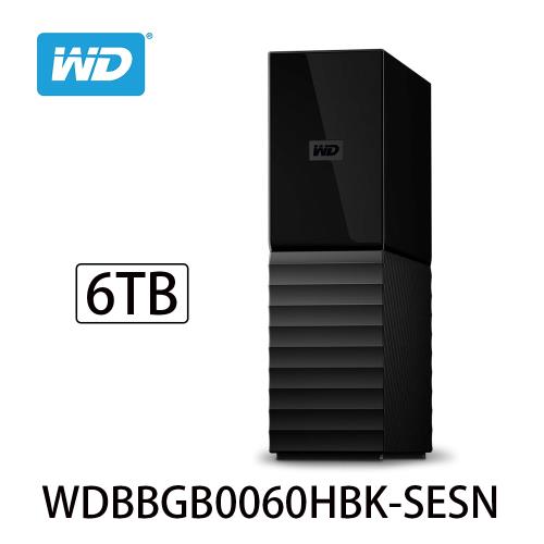 WD My Book 6TB USB3.0 3.5吋外接硬碟WDBBGB0060HBK-SESN|會員獨享好康