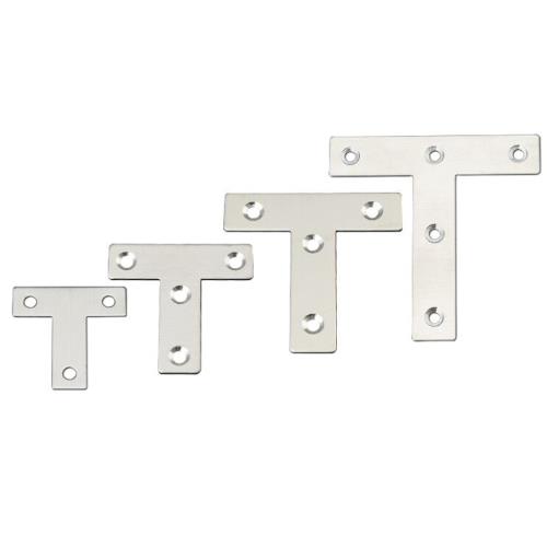 不銹鋼角鐵 T型 【10入】【40×40×寬14mm】【厚1mm】 T型板鐵 角碼 固定鐵 加強 補強 支撐固定片