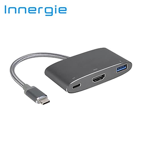 Innergie MagiCable USB-C to Multiport Adapter USB-C對HDMI多孔轉接器 (灰)