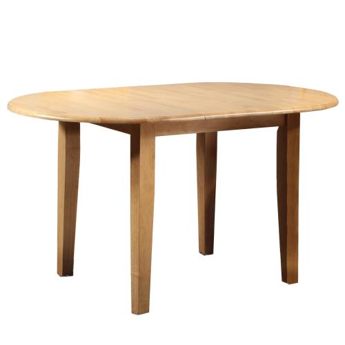 【AT HOME】現代鄉村4.5尺原木色實木伸縮橢圓餐桌/工作桌(塔帕斯)