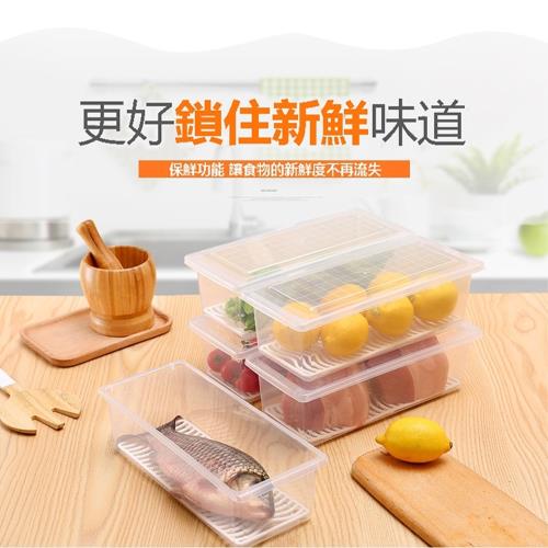 CS22 日式附蓋瀝水保鮮盒-2入組