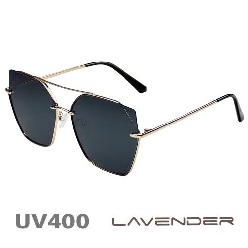 Lavender 偏光片太陽眼鏡 歐美潮流貓耳款 騎士黑 8099 C4