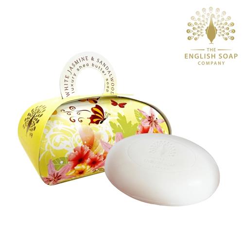 The English Soap Company 檀香茉莉 White Jasmine and Sandalwood 260g 乳木果油植萃香氛皂