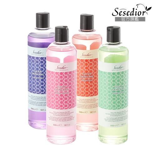 【Sesedior】馬卡龍沐浴凝膠500ml (玫瑰/綠茶/蜜桃/薰衣草任選)
