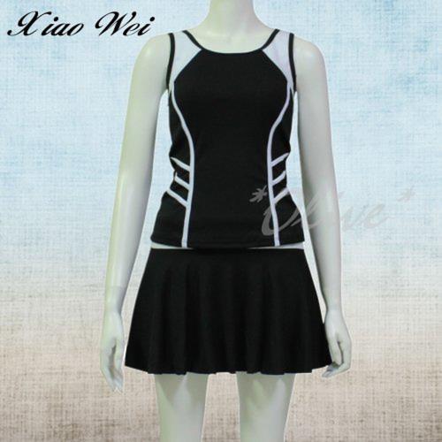 蘋果牌 時尚大女二件式裙款泳裝 NO.109498