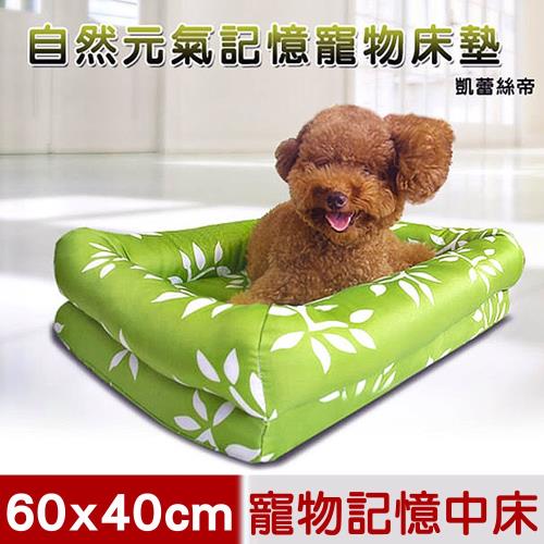 凱蕾絲帝-太空記憶寵物時尚床墊-中小型犬專用(60*40cm)-自然元氣