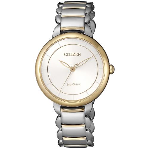 CITIZEN 星辰 L 限量光動能藍寶石氣質腕錶31mm(EM0674-81A) 原廠公司貨