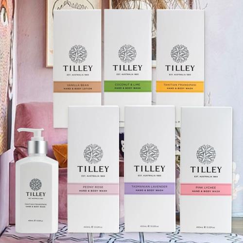 【Tilley 皇家特莉】澳洲原裝香氛保濕沐浴乳400ml(共6款可任選)