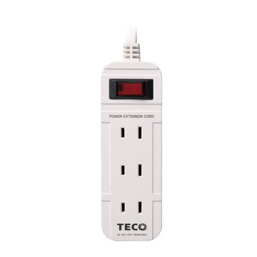 TECO東元 一開三插轉接電源線組 XYFWL213T9 電源延長線 270公分